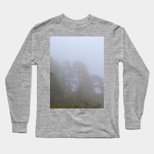 Evergreens in the Mist, Grand Canyon Long Sleeve T-Shirt